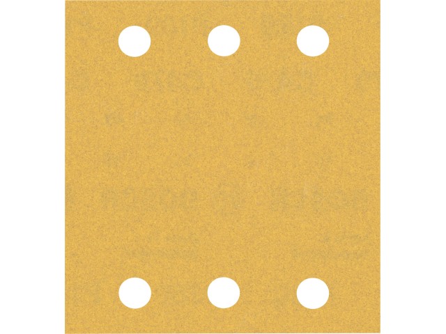 Brusni papir EXPERT C470 z 6 luknjami za vibracijske brusilnike, Dimenzije: 115x107mm, Zrnatost: 180, 2608901658